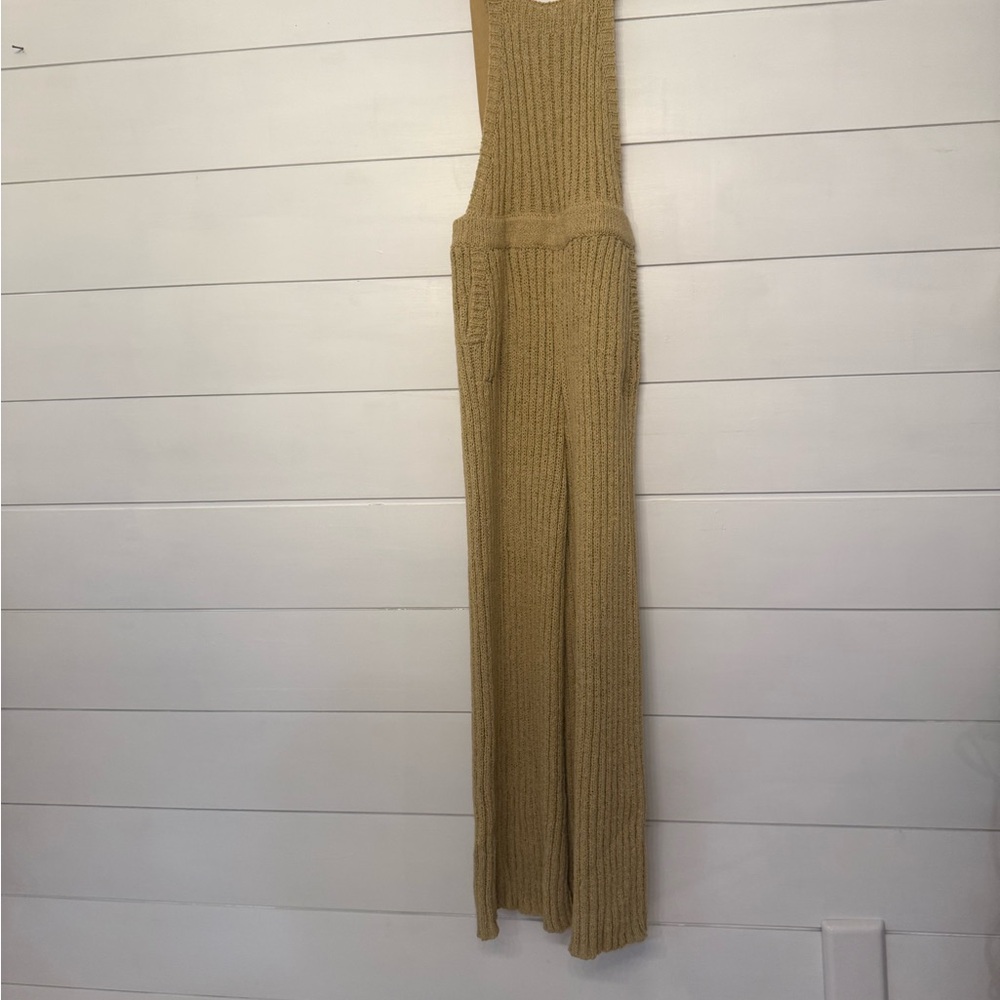 Free People Beach Tan Knit Romper
